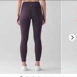 EUC Lululemon Align 25” inseam Purple Size 4
